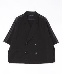 revertical（リバーティカル）の「ライン半袖テーラードジャケット（テーラードジャケット）」