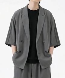 Dalfwin（ダールフィン）の「ライン半袖テーラードジャケット（テーラードジャケット）」