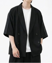 Dalfwin（ダールフィン）の「ライン半袖テーラードジャケット（テーラードジャケット）」