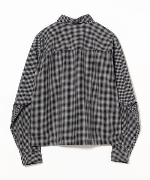 BEAMS(ビームス)の「ワイドショートフィット スリット シャツ(シャツ/ブラウス・メンズ・ブラック/ブラウン系その他・S/M/L/XL)」の8枚目の写真