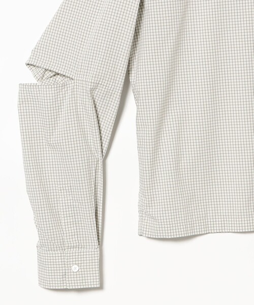 BEAMS(ビームス)の「ワイドショートフィット スリット シャツ(シャツ/ブラウス・メンズ・ブラック/ブラウン系その他・S/M/L/XL)」の12枚目の写真