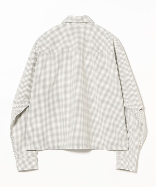 BEAMS(ビームス)の「ワイドショートフィット スリット シャツ(シャツ/ブラウス・メンズ・ブラック/ブラウン系その他・S/M/L/XL)」の14枚目の写真