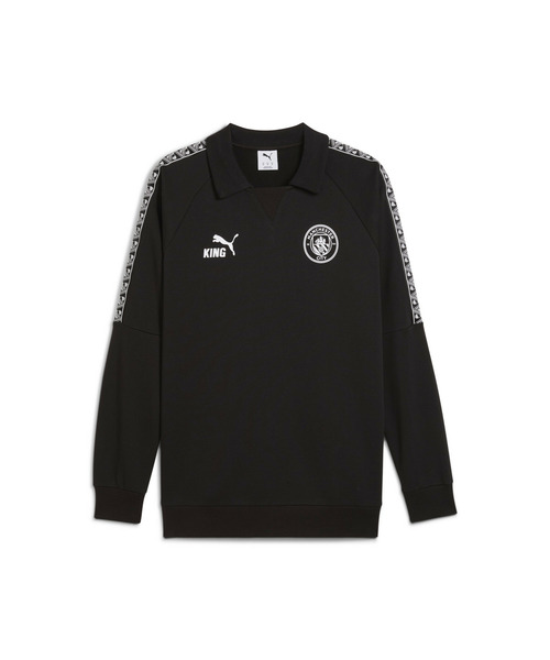 PUMA（プーマ）の「PUMA プーマ メンズ マンチェスターシティ FC キング ドリル トップ（スウェット・メンズ・ブラック・X-SMALL/MEDIUM/SMALL/X-LARGE/LARGE）」の6枚目の写真