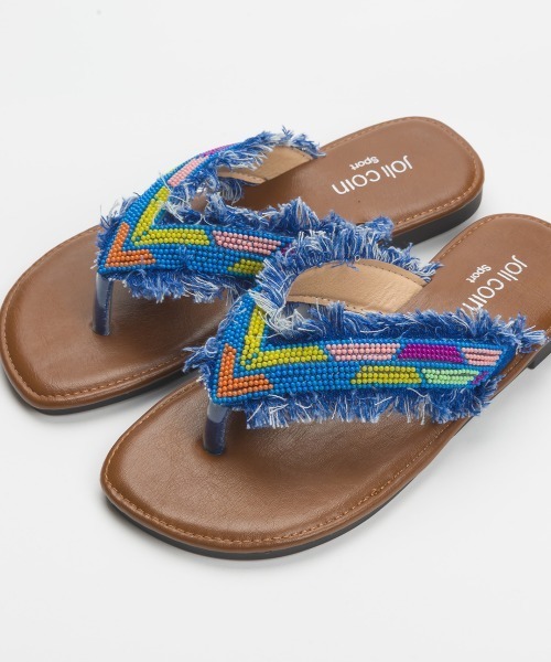 OMNES（オムネス）の「ジョリコアンスポーツ JS-3 サンダル（サンダル・レディース・ベージュ/ブルー系その他・S/M/L/LL）」の4枚目の写真