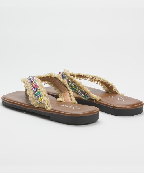 OMNES（オムネス）の「ジョリコアンスポーツ JS-3 サンダル（サンダル・レディース・ベージュ/ブルー系その他・S/M/L/LL）」の7枚目の写真