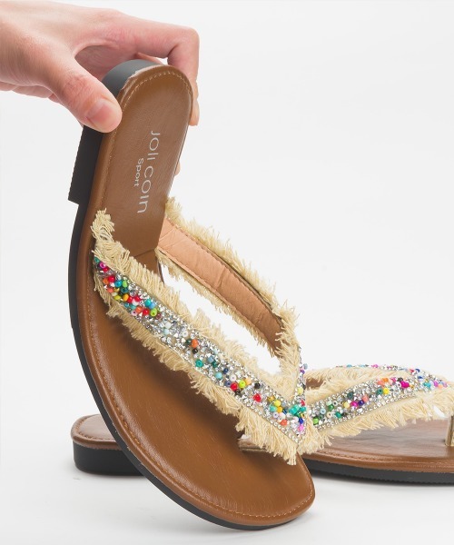 OMNES（オムネス）の「ジョリコアンスポーツ JS-3 サンダル（サンダル・レディース・ベージュ/ブルー系その他・S/M/L/LL）」の10枚目の写真