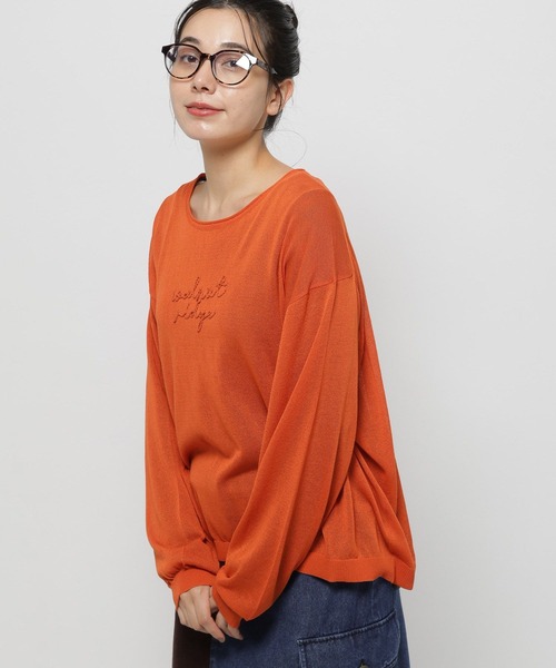 シアーアソートロゴプルオーバー（Tシャツ/カットソー）｜niko