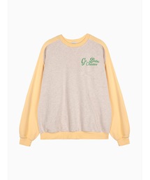 Carnation flower relaxed sweatshirt