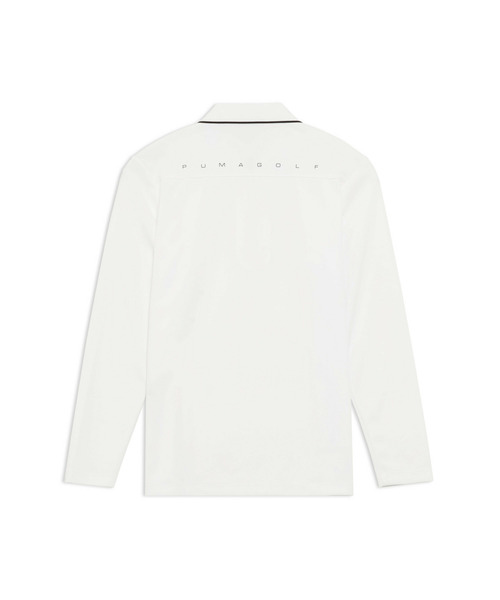 PUMA(プーマ)の「PUMA プーマ メンズ ゴルフ PB ロゴ 長袖 ポロシャツ(ポロシャツ・メンズ・ネイビー/ホワイト系その他/ブラック・XX-LARGE/MEDIUM/SMALL/X-LARGE/LARGE)」の12枚目の写真