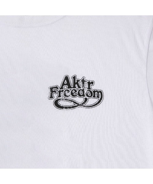 AKTR(アクター)の「AKTR FREEDOM GRAPHIC LOOSE FIT T/C TEE(アクター フリーダム グラフィック ルーズフィット T/C ティー)(Tシャツ/カットソー・メンズ・ネイビー系/ホワイト系・LARGE/X-LARGE/XX-LARGE/MEDIUM)」の6枚目の写真