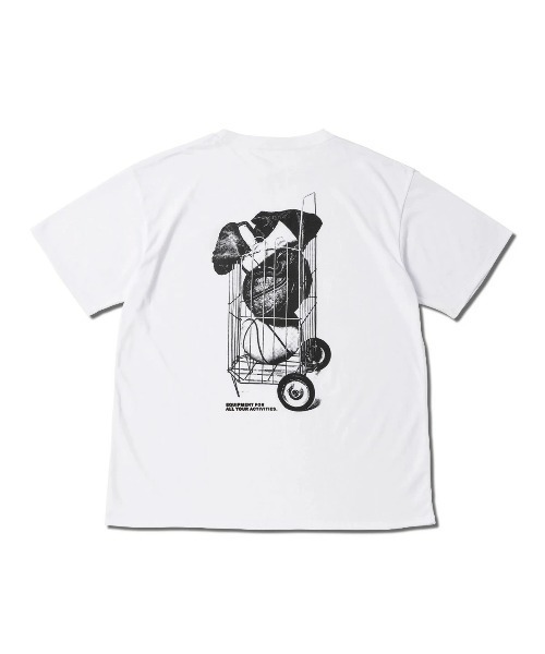 AKTR(アクター)の「AKTR FREEDOM GRAPHIC LOOSE FIT T/C TEE(アクター フリーダム グラフィック ルーズフィット T/C ティー)(Tシャツ/カットソー・メンズ・ネイビー系/ホワイト系・LARGE/X-LARGE/XX-LARGE/MEDIUM)」の3枚目の写真