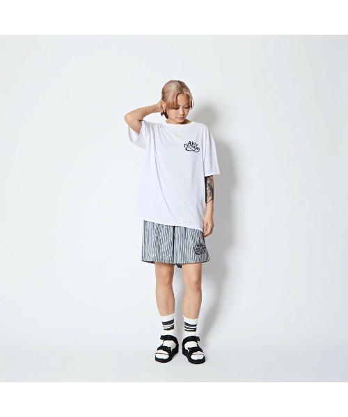 AKTR(アクター)の「AKTR FREEDOM GRAPHIC LOOSE FIT T/C TEE(アクター フリーダム グラフィック ルーズフィット T/C ティー)(Tシャツ/カットソー・メンズ・ネイビー系/ホワイト系・LARGE/X-LARGE/XX-LARGE/MEDIUM)」の9枚目の写真