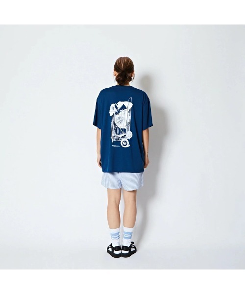 AKTR(アクター)の「AKTR FREEDOM GRAPHIC LOOSE FIT T/C TEE(アクター フリーダム グラフィック ルーズフィット T/C ティー)(Tシャツ/カットソー・メンズ・ネイビー系/ホワイト系・LARGE/X-LARGE/XX-LARGE/MEDIUM)」の21枚目の写真