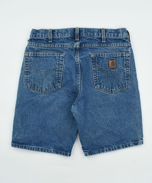 Carhartt（カーハート）の「【USED】Carhartt デニム ショートパンツ（カーゴパンツ・メンズ・ブルー・LARGE）」の6枚目の写真