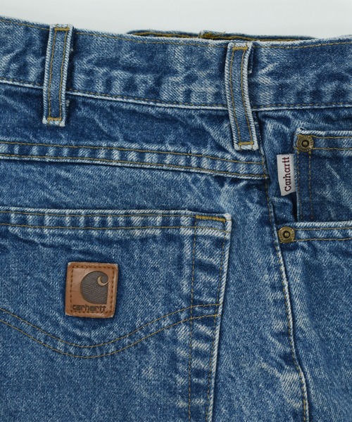 Carhartt（カーハート）の「【USED】Carhartt デニム ショートパンツ（カーゴパンツ・メンズ・ブルー・LARGE）」の2枚目の写真