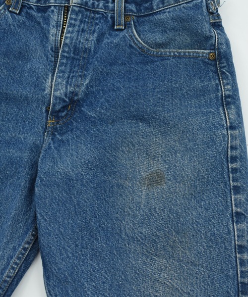 Carhartt（カーハート）の「【USED】Carhartt デニム ショートパンツ（カーゴパンツ・メンズ・ブルー・LARGE）」の4枚目の写真