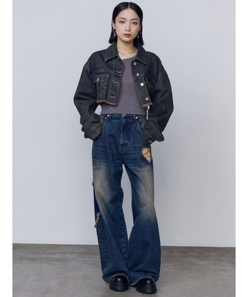 23AW≪EMODA≫エモダ ショート丈ブルゾン 23AW≪EMODA≫エモダ ショート丈ブルゾン - メルカリ