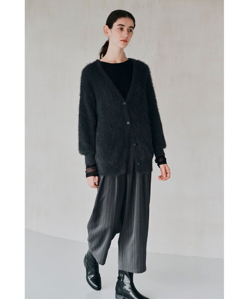 BEAMS HEART(ビームスハート)の「ピンストライプ柄 キャミソール サロペット(つなぎ/オールインワン・レディース・チャコールグレー/イエロー/ブラウン系その他2・FREE)」の5枚目の写真