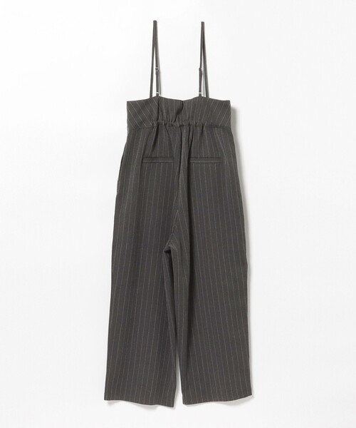 BEAMS HEART(ビームスハート)の「ピンストライプ柄 キャミソール サロペット(つなぎ/オールインワン・レディース・チャコールグレー/イエロー/ブラウン系その他2・FREE)」の11枚目の写真