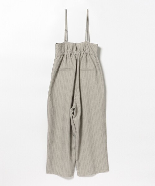 BEAMS HEART(ビームスハート)の「ピンストライプ柄 キャミソール サロペット(つなぎ/オールインワン・レディース・チャコールグレー/イエロー/ブラウン系その他2・FREE)」の14枚目の写真