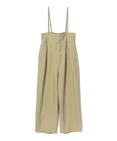 BEAMS HEART(ビームスハート)の「ピンストライプ柄 キャミソール サロペット(つなぎ/オールインワン・レディース・チャコールグレー/イエロー/ブラウン系その他2・FREE)」の16枚目の写真