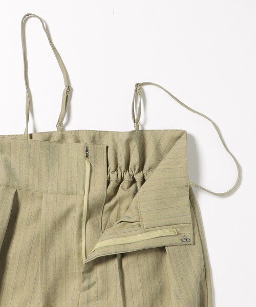 BEAMS HEART(ビームスハート)の「ピンストライプ柄 キャミソール サロペット(つなぎ/オールインワン・レディース・チャコールグレー/イエロー/ブラウン系その他2・FREE)」の17枚目の写真