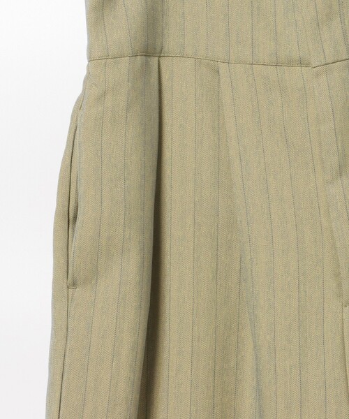 BEAMS HEART(ビームスハート)の「ピンストライプ柄 キャミソール サロペット(つなぎ/オールインワン・レディース・チャコールグレー/イエロー/ブラウン系その他2・FREE)」の18枚目の写真