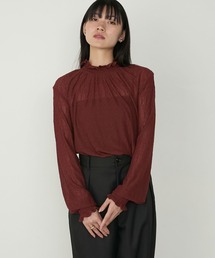 プルオーバー」に該当するレディースのシャツ/ブラウス（ブラウン/茶色