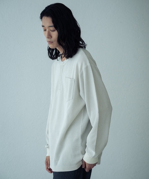 RATTLE TRAP(ラトルトラップ)の「ピグメントサーマルロンT(Tシャツ/カットソー・メンズ・ブラック/オフホワイト/ネイビー・M/L)」の7枚目の写真