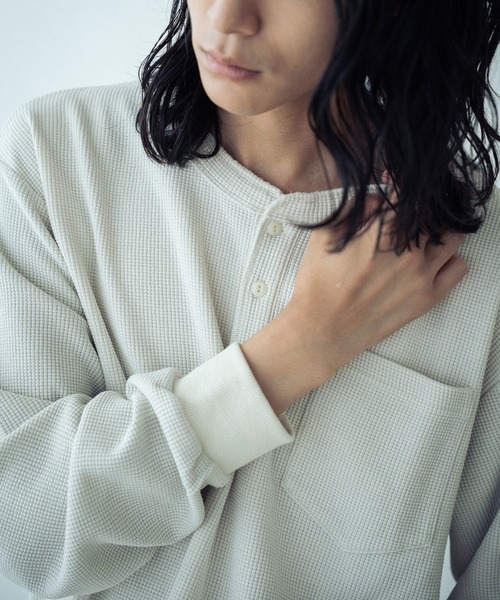 RATTLE TRAP(ラトルトラップ)の「ピグメントサーマルロンT(Tシャツ/カットソー・メンズ・ブラック/オフホワイト/ネイビー・M/L)」の10枚目の写真