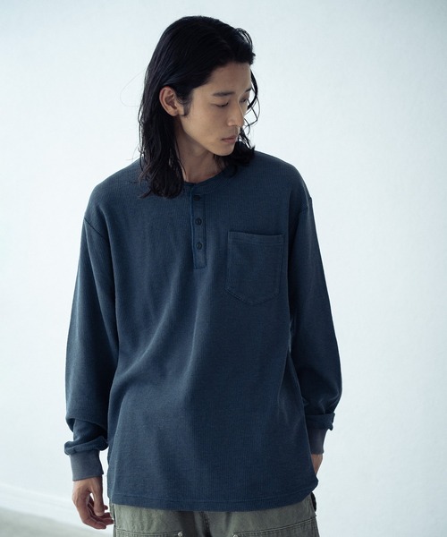 RATTLE TRAP(ラトルトラップ)の「ピグメントサーマルロンT(Tシャツ/カットソー・メンズ・ブラック/オフホワイト/ネイビー・M/L)」の20枚目の写真