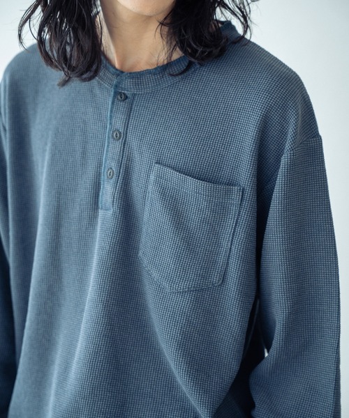 RATTLE TRAP(ラトルトラップ)の「ピグメントサーマルロンT(Tシャツ/カットソー・メンズ・ブラック/オフホワイト/ネイビー・M/L)」の21枚目の写真