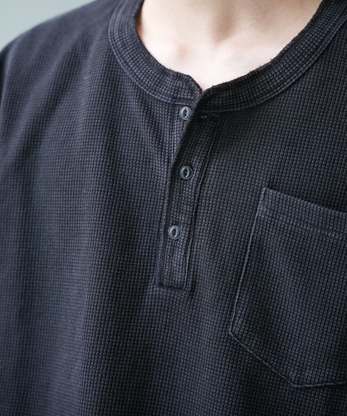 RATTLE TRAP(ラトルトラップ)の「ピグメントサーマルロンT(Tシャツ/カットソー・メンズ・ブラック/オフホワイト/ネイビー・M/L)」の15枚目の写真