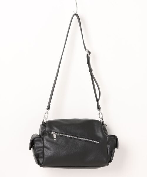 Desigual（デシグアル）の「手書き落書きプリントボウリングショルダーバッグ ブラック（ハンドバッグ・レディース・ブラック・FREE）」の2枚目の写真