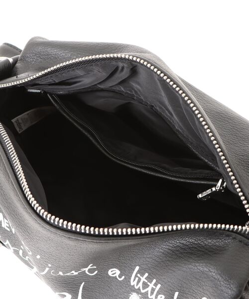 Desigual（デシグアル）の「手書き落書きプリントボウリングショルダーバッグ ブラック（ハンドバッグ・レディース・ブラック・FREE）」の4枚目の写真