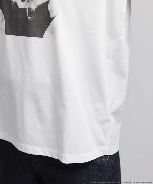 ROPE'(ロペ)の「【Brigitte Bardot×ROPE'・コラボ】プリントアームレットT-shirt【洗える・洗濯耐久性・接触冷感】(Tシャツ/カットソー・レディース・ホワイト系その他/ホワイト・FREE)」の18枚目の写真