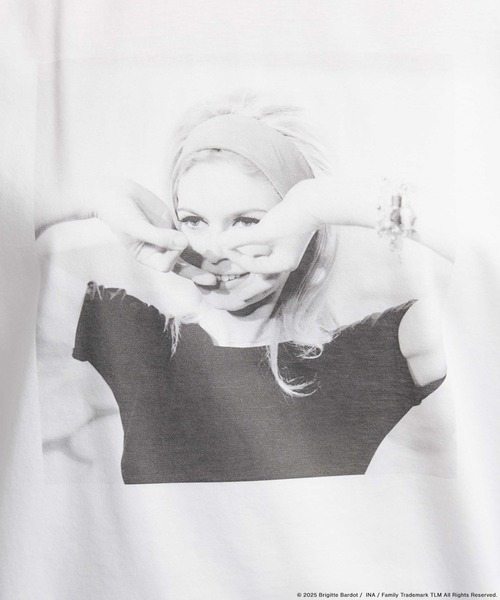 ROPE'(ロペ)の「【Brigitte Bardot×ROPE'・コラボ】プリントアームレットT-shirt【洗える・洗濯耐久性・接触冷感】(Tシャツ/カットソー・レディース・ホワイト系その他/ホワイト・FREE)」の19枚目の写真