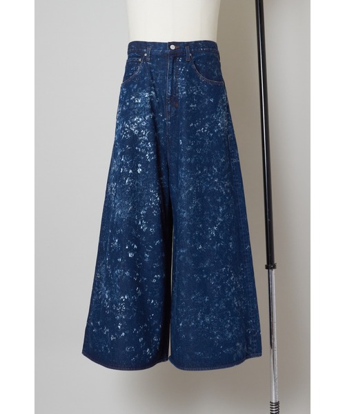 SHINYAKOZUKA(シンヤコヅカ)の「BLEACHED ORDINARY CITY LOOSE(デニムパンツ・メンズ・ブラック/インディゴブルー・MEDIUM/SMALL/LARGE)」の5枚目の写真