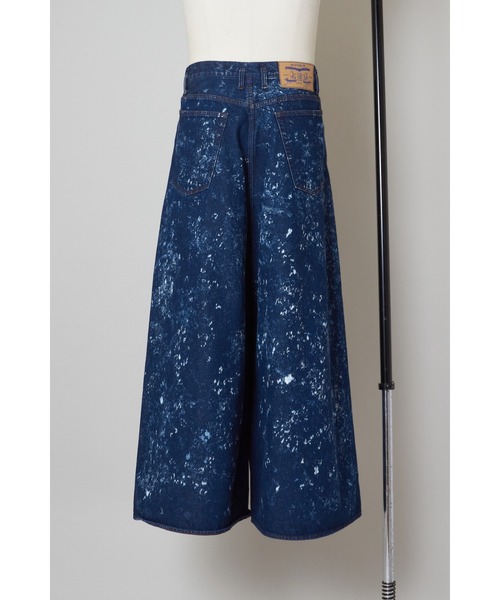 SHINYAKOZUKA(シンヤコヅカ)の「BLEACHED ORDINARY CITY LOOSE(デニムパンツ・メンズ・ブラック/インディゴブルー・MEDIUM/SMALL/LARGE)」の7枚目の写真