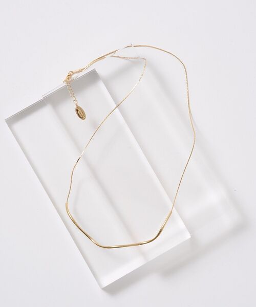 AMERICAN HOLIC（アメリカンホリック）の「スクリュー パイプネックレス（ネックレス・レディース・ゴールド/シルバー・FREE）」の5枚目の写真