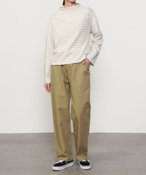 ORCIVAL(オーシバル)の「ORCIVAL | コットンカツラギ イージーパンツ WOMEN(その他パンツ・レディース・ベージュ/オフホワイト・1)」の16枚目の写真