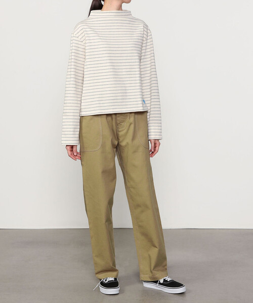 ORCIVAL(オーシバル)の「ORCIVAL | コットンカツラギ イージーパンツ WOMEN(その他パンツ・レディース・ベージュ/オフホワイト・1)」の5枚目の写真