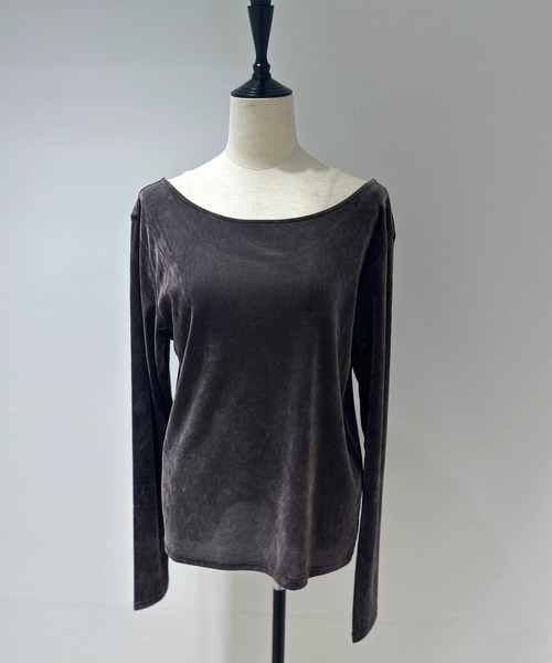 シアーベロアカットソー（Tシャツ/カットソー）｜CADUNE