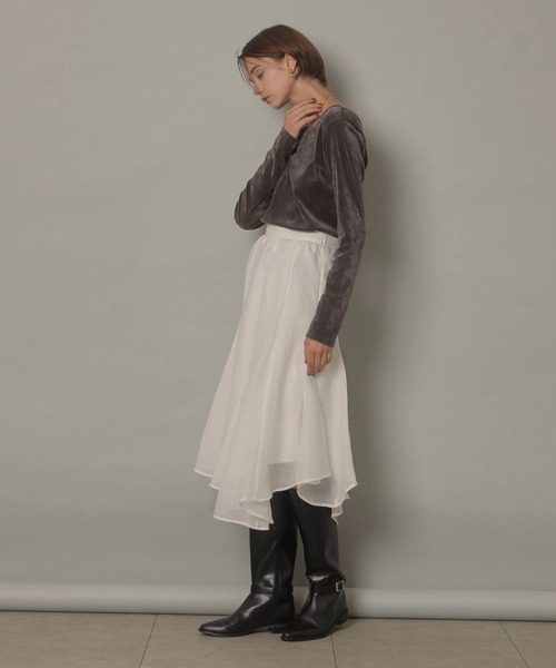 シアーベロアカットソー（Tシャツ/カットソー）｜CADUNE