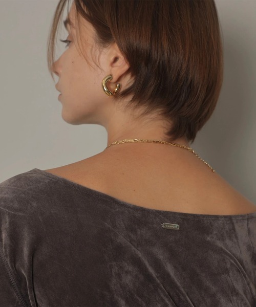 CADUNE（カデュネ）の「シアーベロアカットソー（Tシャツ