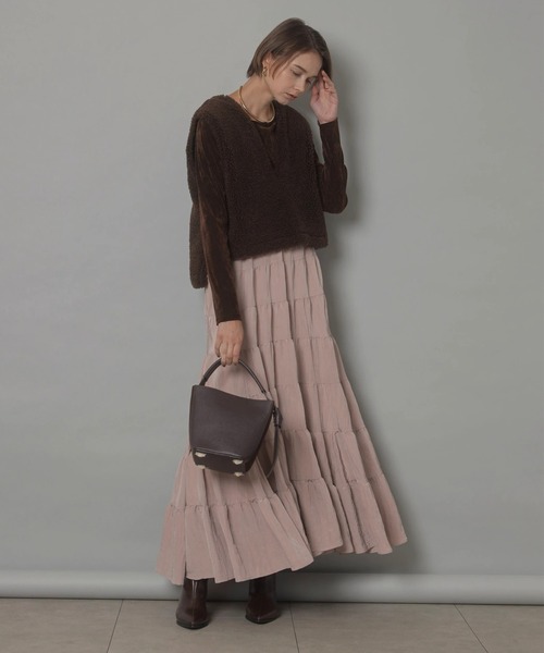 シアーベロアカットソー（Tシャツ/カットソー）｜CADUNE