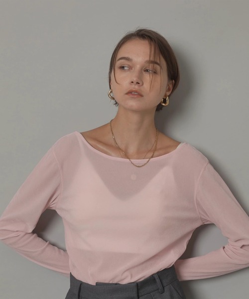 シアーベロアカットソー（Tシャツ/カットソー）｜CADUNE（カデュネ）の