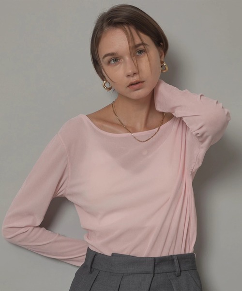 シアーベロアカットソー（Tシャツ/カットソー）｜CADUNE