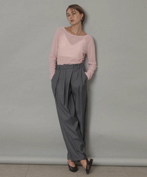 CADUNE シアーベロアカットソー シアーベロアカットソー | Tシャツ・カットソー | CADUNE（カデュネ