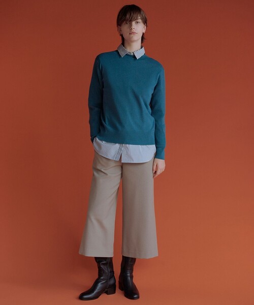J.PRESS(ジェイプレス)の「エステネージュストライプ シャツ ブラウス(シャツ/ブラウス・レディース・ネイビー系1/ふじ色系2/ブラック系1・T13)」の4枚目の写真